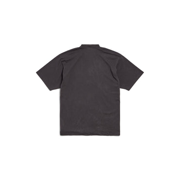 Medium Fit T-Shirt - Washed Black/Black