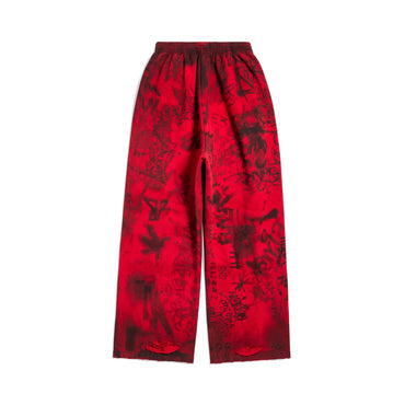 Baggy Sweatpants - Red