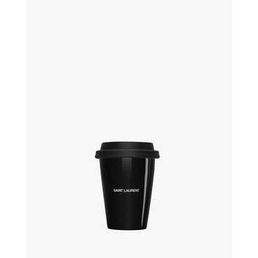 SMALL TRAVEL MUG BLACK PORCELA - NERO/NERO