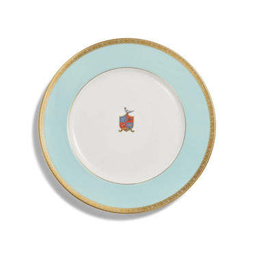 74165729 - Bc Crest Blue Dinner Plate