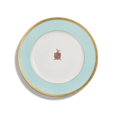 74165729 - Bc Crest Blue Dinner Plate