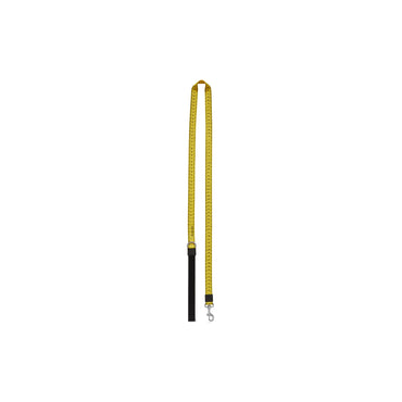Dog Leash - Yellow/Black/Nickel