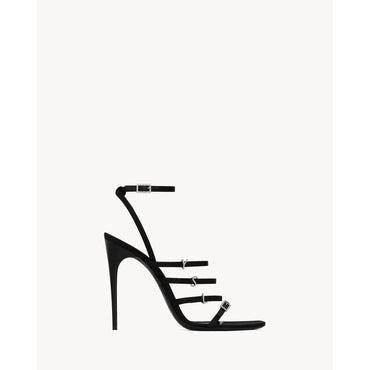 JERRY 110 SANDAL SA CR SAT - NERO/NERO