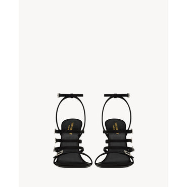 JERRY 110 SANDAL SA CR SAT - NERO/NERO