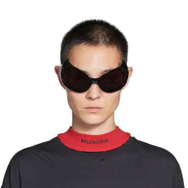 Collar Choker - Red/Black/Ant Silver