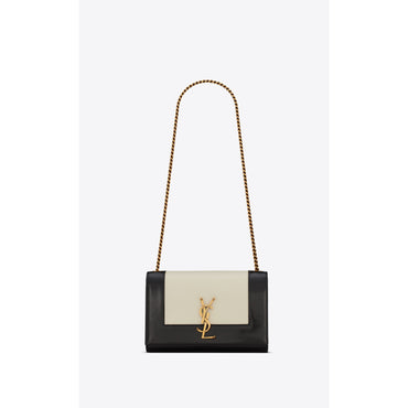 Small Kate Chain Bag - New Alabaster/Nero