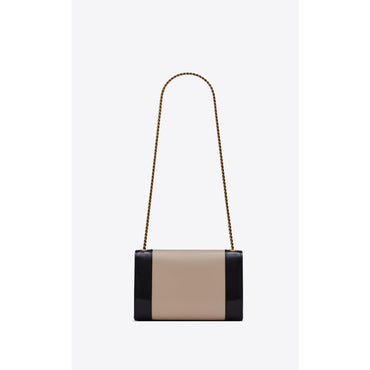 Small Kate Chain Bag - White Seal/Nero