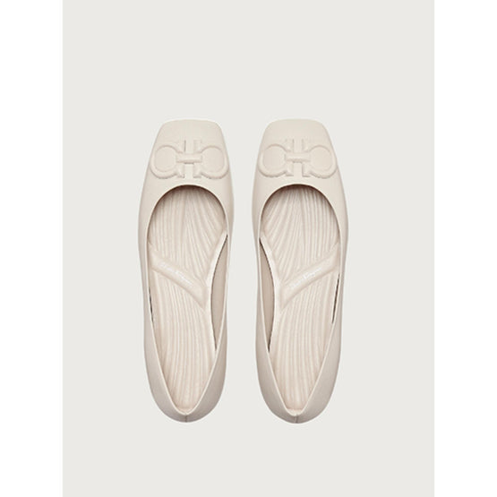 Gancini Ballet Flats - Bone