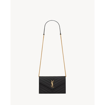 Envelope Chain Wallet - Nero