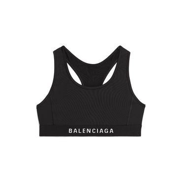 Bra Athletic Sporty Bra - Black/White