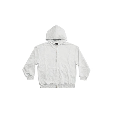 Small Zip-Up Hoodie - Dirty White