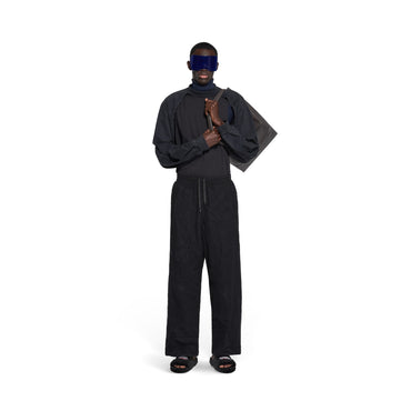 Crinkled Pants - Black