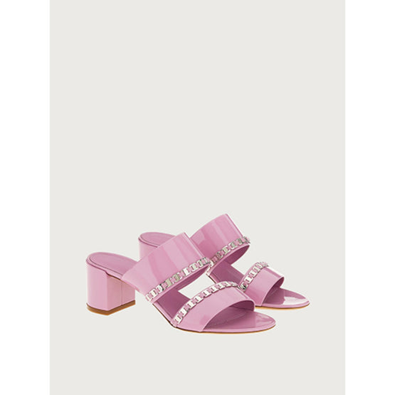 Vara Chain Sandals - Vertigo Mauve