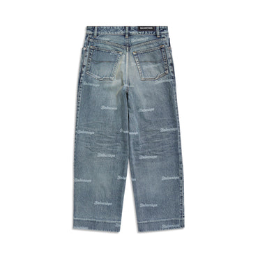 Cropped Pants - Pale Blue