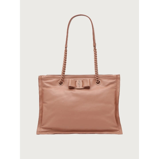 Viva Small Bow Tote Bag - New Blush