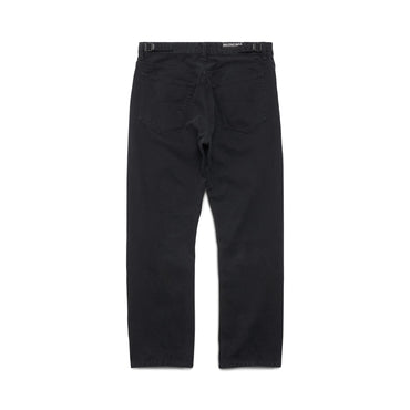 Buckle Loose Fit Pants - Peach Pitch Black
