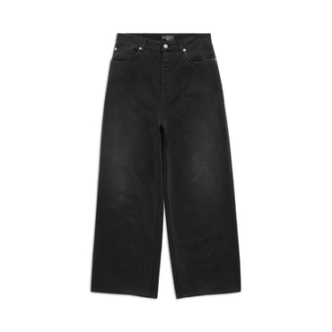 Baggy Pants - Grid Wash Black