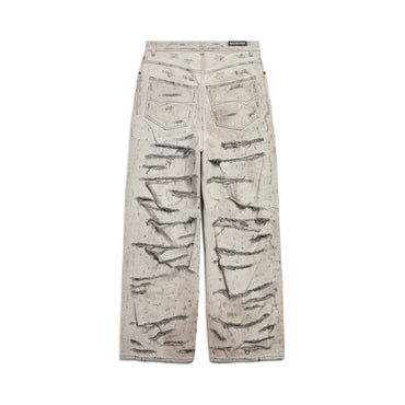 Super Destroyed Baggy Pants - Bleached Outback