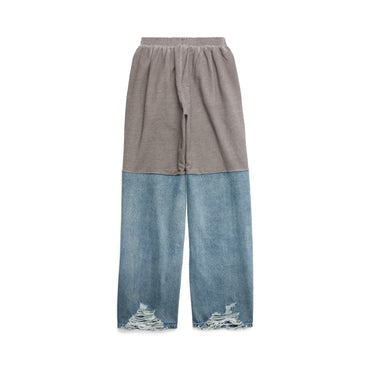 Patched Sweatpants - Pale Blue