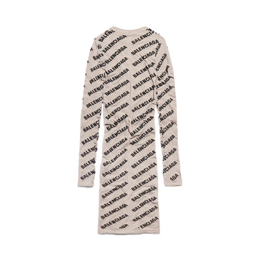 Top Allover Logo - Beige/Black