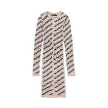 Top Allover Logo - Beige/Black