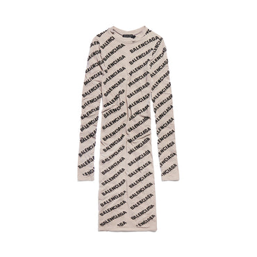 Top Allover Logo - Beige/Black
