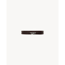 YSL Thin Double Wrap Bracelet - Brown Oak