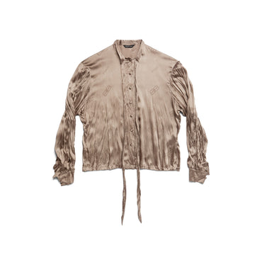 Oversized Blouse - Dark Beige