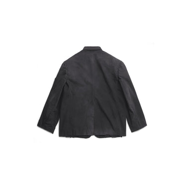 Minimal Cargo Tailored Jacket - Black