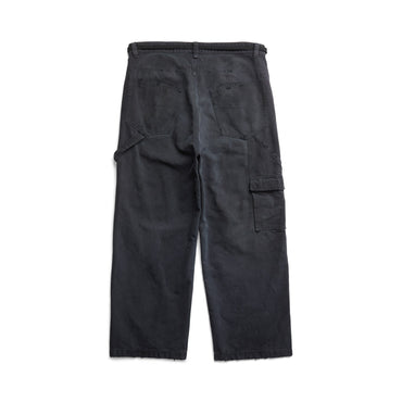 Cropped Skater Pants - Black