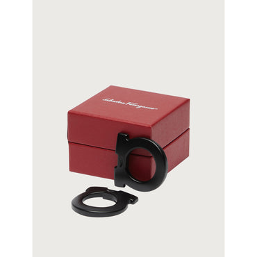 Interchangeable Gancini Switch Buckle - Metal - Black