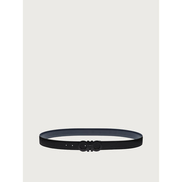 Gancini Switch Belt Box - Men - Black/Marine Blue