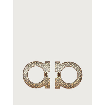 Interchangeable Gancini Switch Buckle - Men - Antique Gold