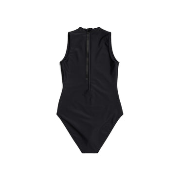 Racing Swimsuit - Black/White