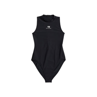 Racing Swimsuit - Black/White