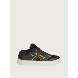 Sneakers with Sf Ornament - Black