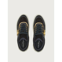 Sneakers with Sf Ornament - Black