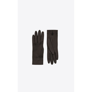 Slit Short Gloves - Black