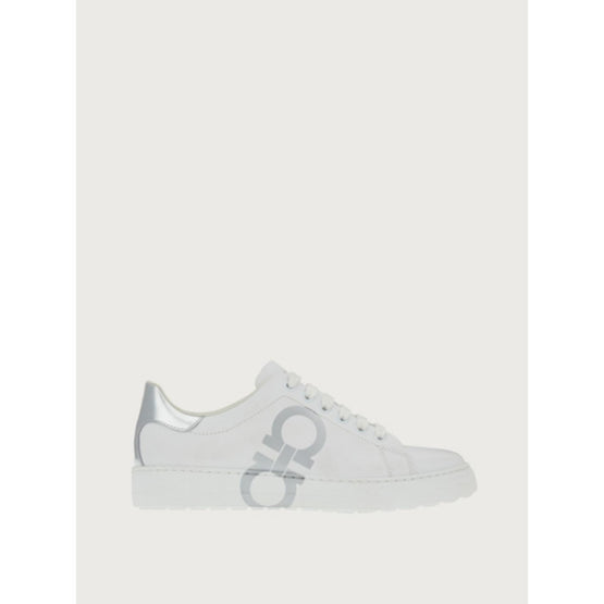 Gancini Sneakers - White/Silver