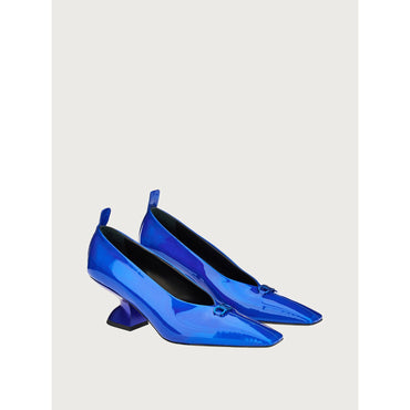 F Heel Pump Shoe - Ladies - Footballer Blue