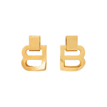 Hourglass Crash M Earrings P - Gold