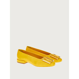 Chunky Buckle Ballet Flats - Santa Fe Sunshine