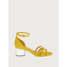 Mirrored Heel Sandals - Santa Fe Sunshine