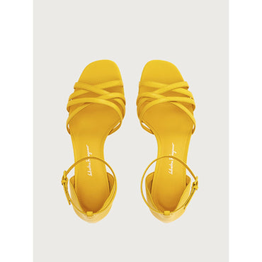 Mirrored Heel Sandals - Santa Fe Sunshine