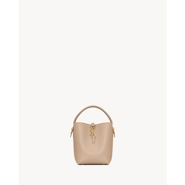 Small Le 37 Bucket Bag - Dark Beige