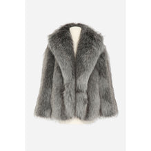 Manteau Faux Fur Renard Polair - Gris Cendre