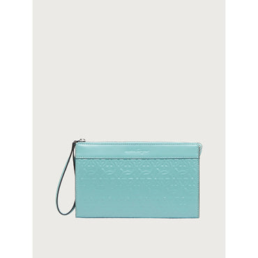 Gancini Document Holder - Tyrone Turquoise