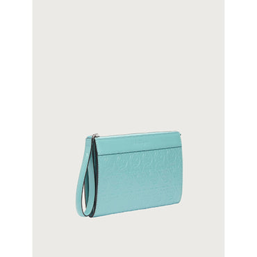 Gancini Document Holder - Tyrone Turquoise