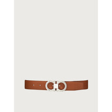 Reversible And Adjustable Gancini Belt - Men - Vicuna/Black