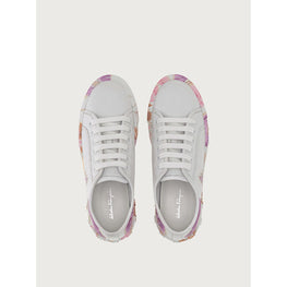 Gancini Sole Sneakers - White/Pink